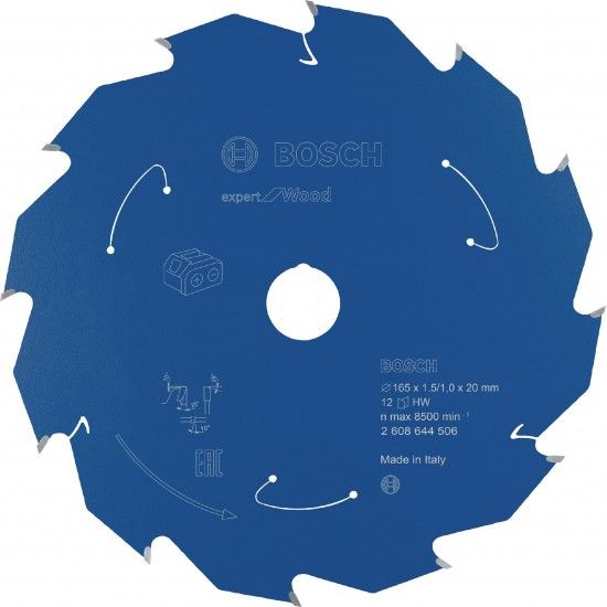 Disco Expert for Wood 165x1,5/1x20 T12 refª 2608644506 BOSCH Disco Expert for Wood 165x1,5/1x20 T12 refª 2608644506 BOSCH
