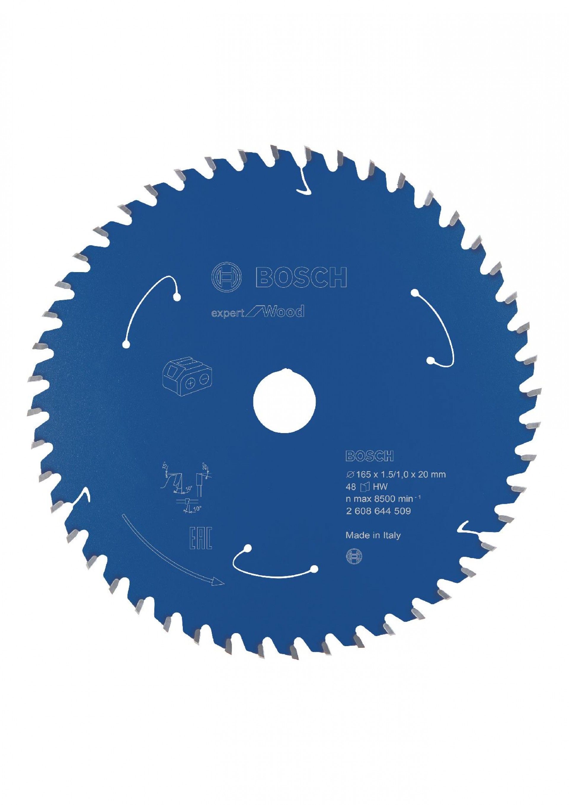 Disco Expert for Wood 165x1,5/1x20 T48 refª 2608644509 BOSCH