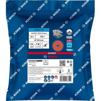 Disco de fibra X-LOCK EXPERT R782 Prisma Ceramic 125 mm, 22,23 mm, G 120 ref� 2608621827 BOSCH