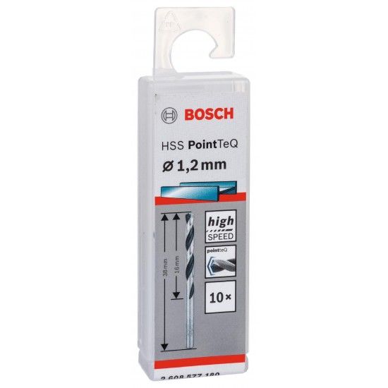 Broca helicoidal HSS PointTeQ 1,2 mm ref� 2608577180 BOSCH