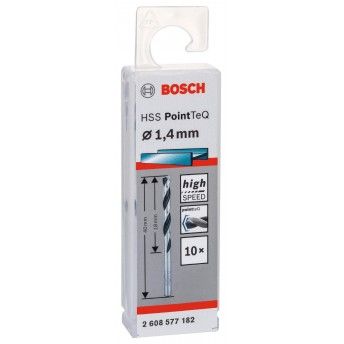 Broca helicoidal HSS PointTeQ 1,4 mm ref� 2608577182 BOSCH