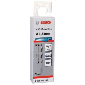 Broca helicoidal HSS PointTeQ 1,5 mm ref� 2608577183 BOSCH