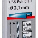 Broca helicoidal HSS PointTeQ 2,1 mm ref� 2608577189 BOSCH