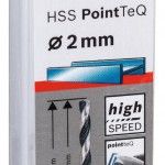 Broca helicoidal HSS PointTeQ 2,0 mm ref 2608577188 BOSCH