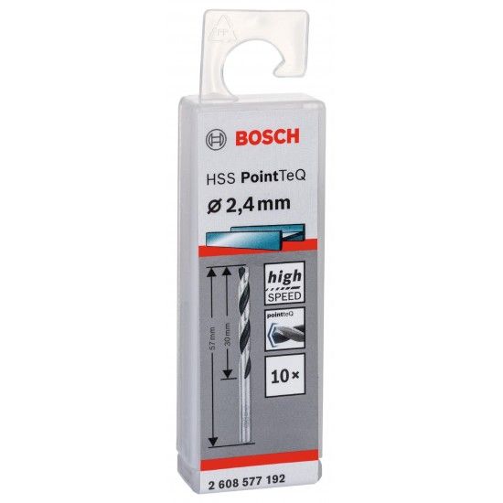 Broca helicoidal HSS PointTeQ 2,4 mm ref� 2608577192 BOSCH