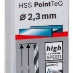 Broca helicoidal HSS PointTeQ 2,3 mm ref� 2608577191 BOSCH
