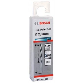 Broca helicoidal HSS PointTeQ 2,3 mm ref� 2608577191 BOSCH