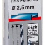 Broca helicoidal HSS PointTeQ 2,5 mm refª 2608577193 BOSCH Broca helicoidal HSS PointTeQ 2,5 mm refª 2608577193 BOSCH