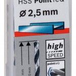Broca helicoidal HSS PointTeQ 2,5 mm refª 2608577193 BOSCH Broca helicoidal HSS PointTeQ 2,5 mm refª 2608577193 BOSCH