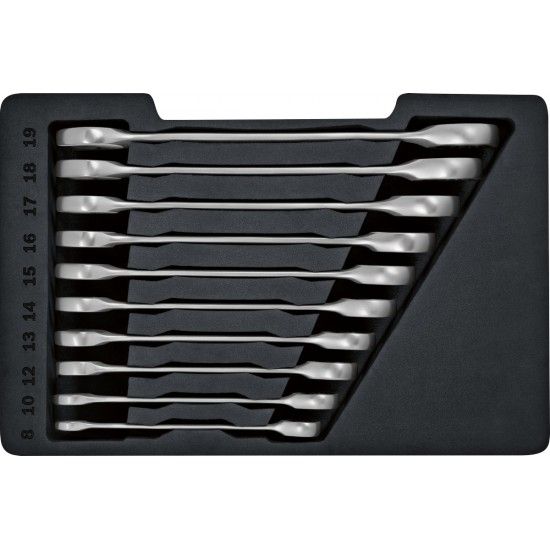 Kit  chaves combinadas c/roquete 10p ref 1600A02AU0 BOSCH