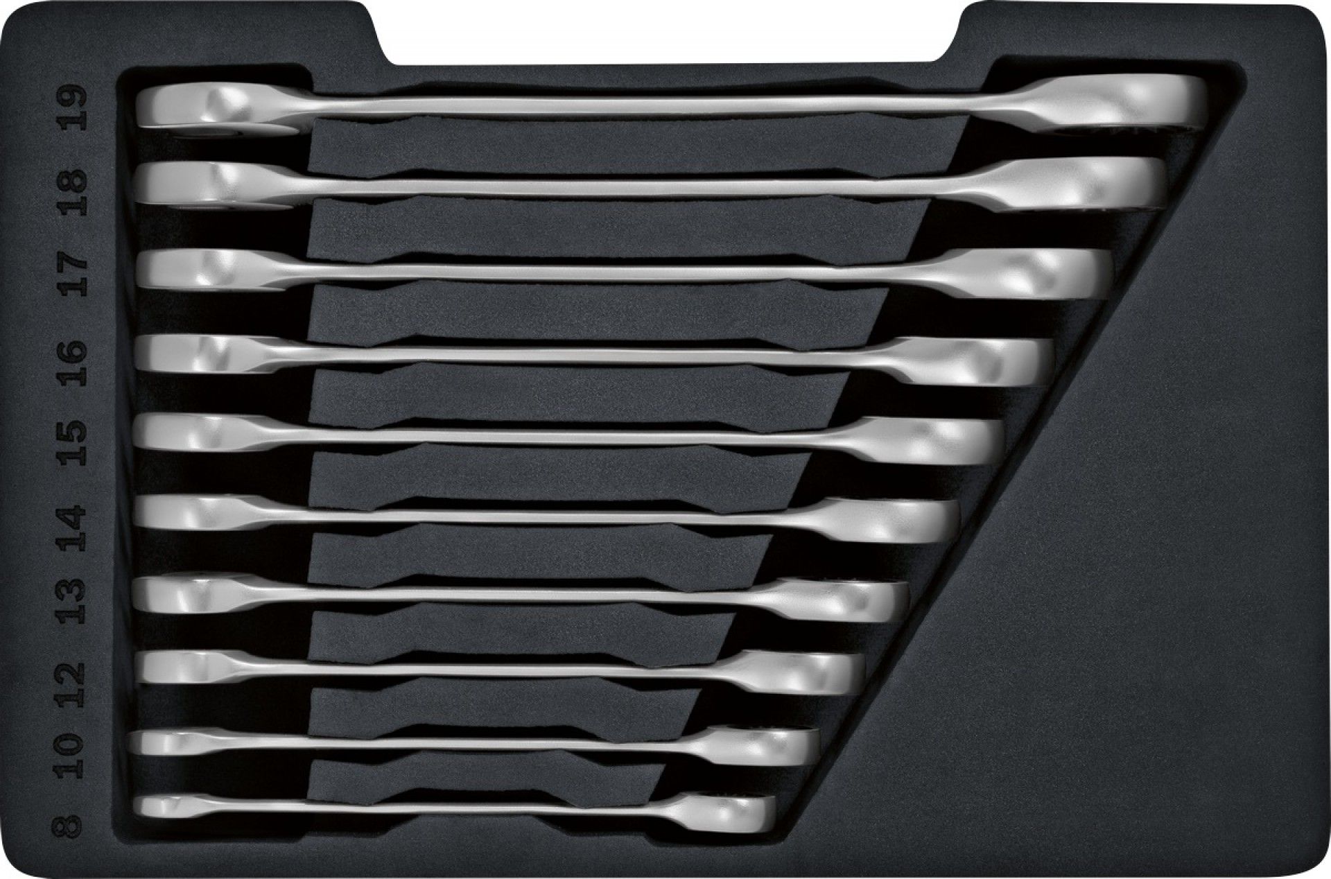 Kit chaves combinadas c/roquete 10pç refª 1600A02AU0 BOSCH