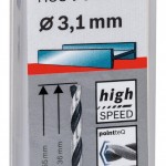 Broca helicoidal HSS PointTeQ 3,1 mm ref� 2608577199 BOSCH