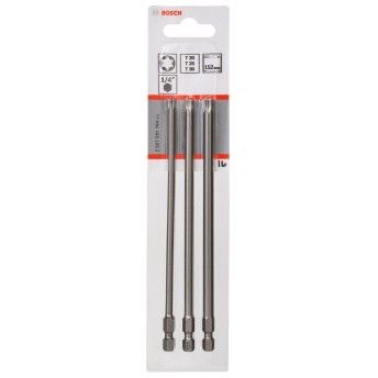 Conjunto de 3 pontas de aparafusar extraduras ref 2607001764 BOSCH