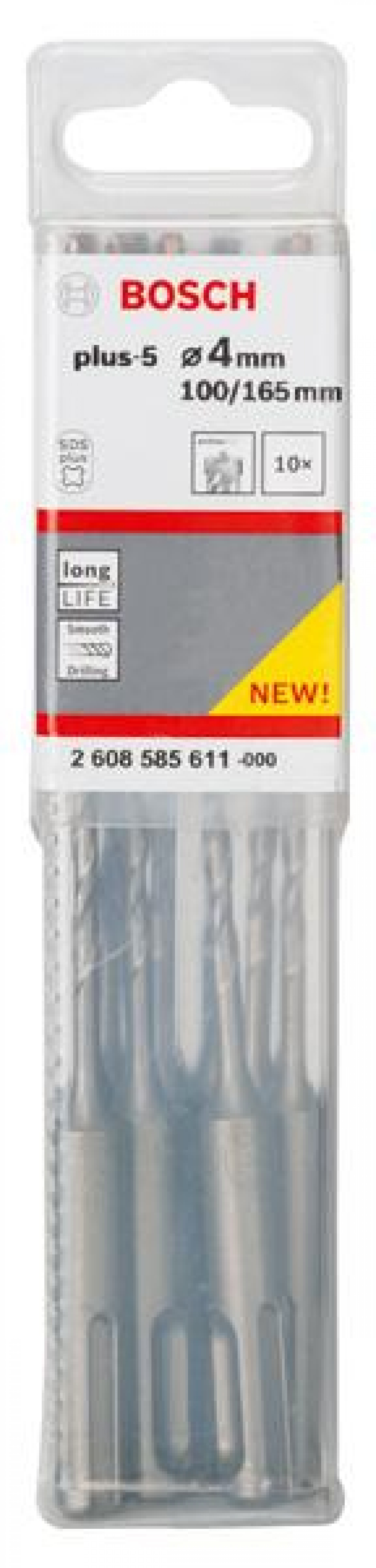 Broca SDS plus-5. 4 x 100 x 165 mm refª 2608585611 BOSCH