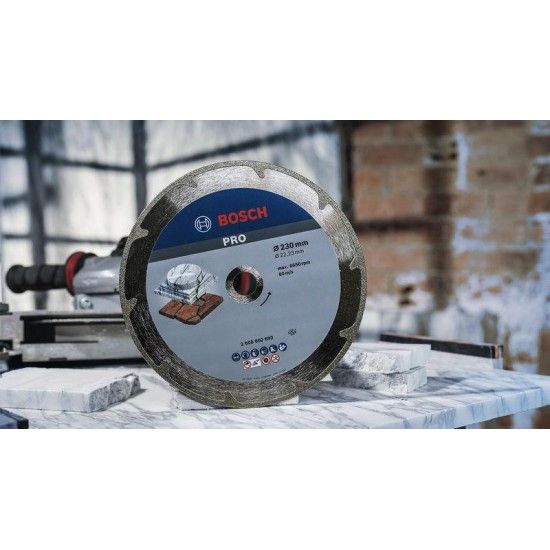 PRO Marble Diamond Disc, 230 x 22,23 mm ref� 2608602693 BOSCH