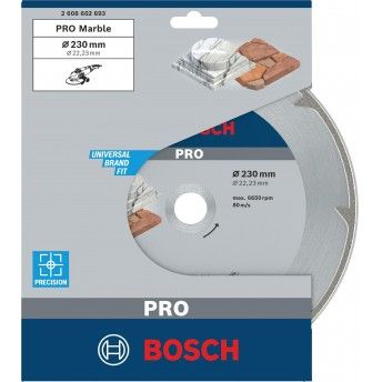 PRO Marble Diamond Disc, 230 x 22,23 mm ref� 2608602693 BOSCH