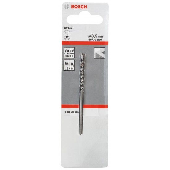 Brocas para betão CYL-3 refª 2608585225 BOSCH Brocas para betão CYL-3 refª 2608585225 BOSCH