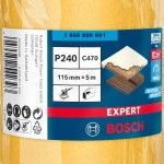 Rolo de lixa EXPERT C470 para lixado manual 115 mm, 5 m, G 240 ref� 2608900901 BOSCH