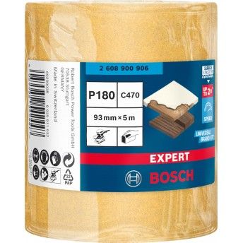Rolo de lixa EXPERT C470 para lixado manual 93 mm, 5 m, G 180 refª 2608900906 BOSCH Rolo de lixa EXPERT C470 para lixado manual 93 mm, 5 m, G 180 refª 2608900906 BOSCH