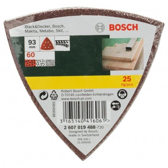 Lixas Delta G60 25p� ref� 2607019488 BOSCH