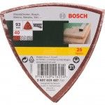 Discos p/lixadora Delta G40 25p� ref� 2607019487 BOSCH