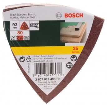 Lixas Delta G80 25p� ref� 2607019489 BOSCH