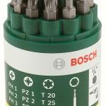 Kit Bits e porta-bits ¼ 10pç refª 2607019452 BOSCH Kit Bits e porta-bits ¼ 10pç refª 2607019452 BOSCH