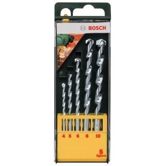 Kit brocas pedra 5pç refª 2607019438 BOSCH Kit brocas pedra 5pç refª 2607019438 BOSCH