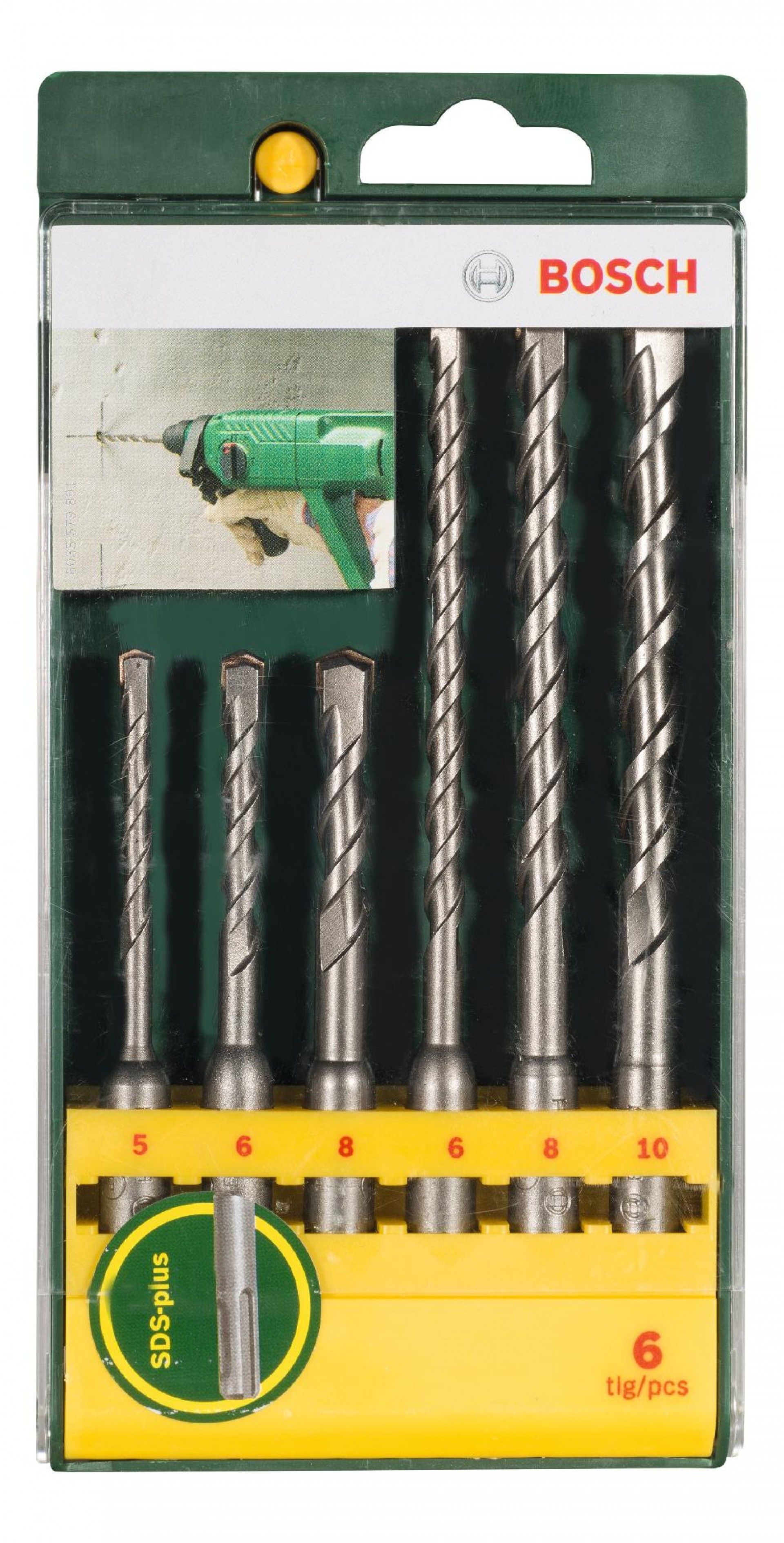 Kit brocas Sds-Plus 6pç refª 2607019447 Bosch