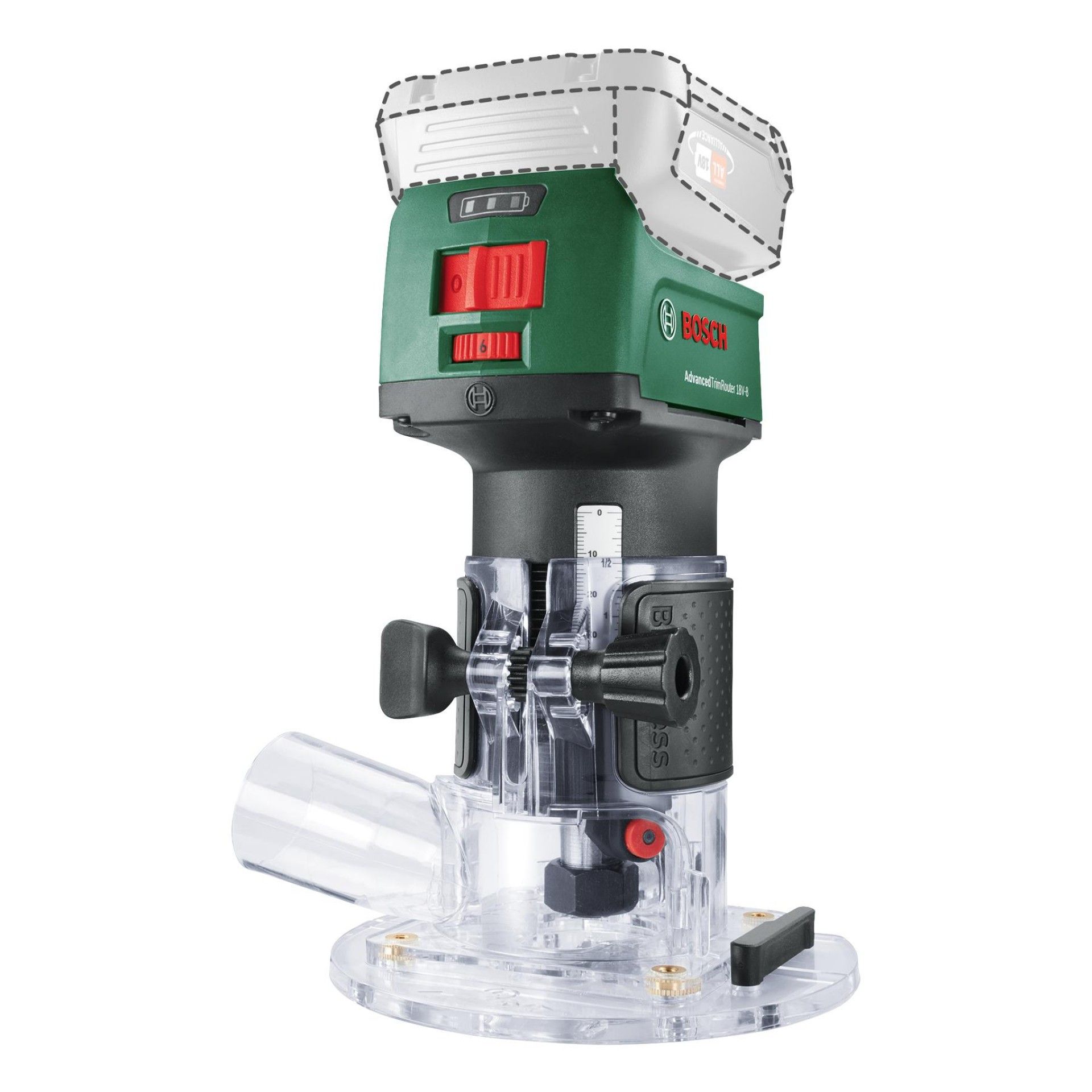 Tupia sem fio AdvancedTrimRouter 18V-8 refª 06039D5000 BOSCH