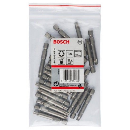 Bits �. T27, 49 mm ref� 2607002513 BOSCH