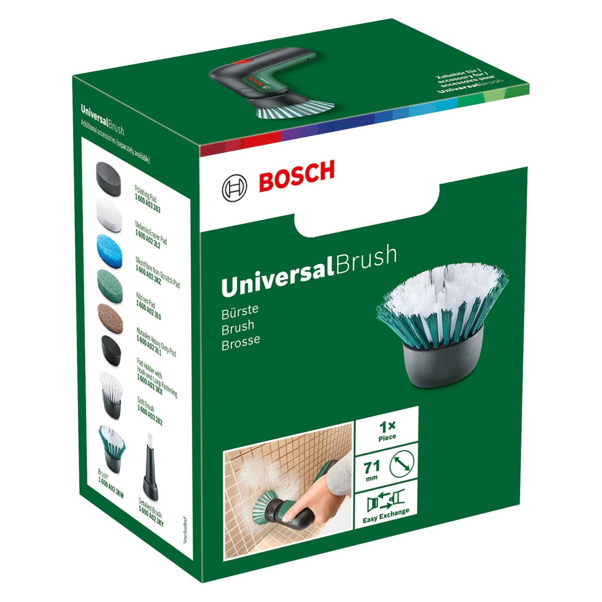 Escova de limpeza sem fio Escova refª 1600A023KW BOSCH