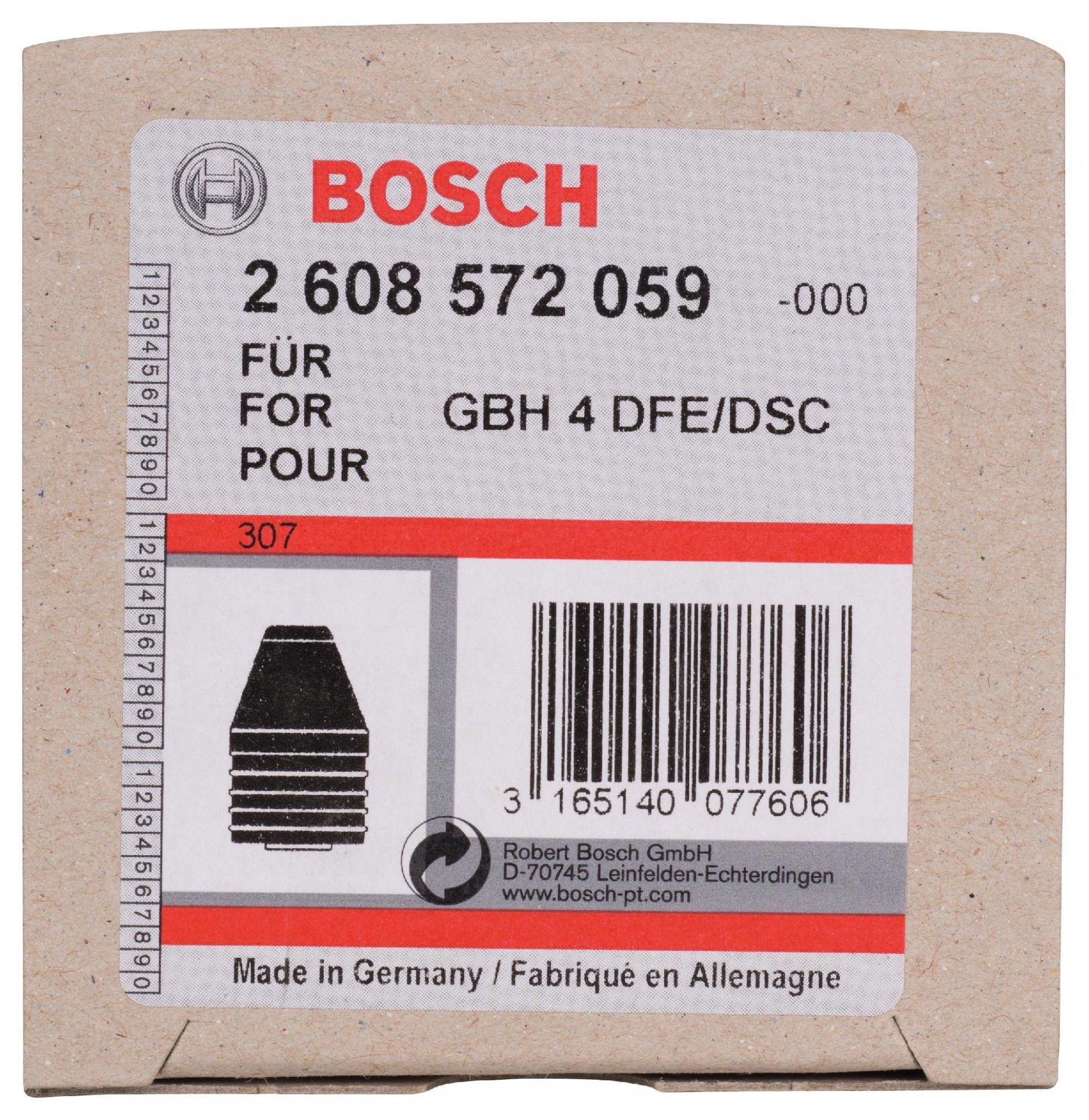 Mandril substituível SDS plus refª 2608572059 BOSCH