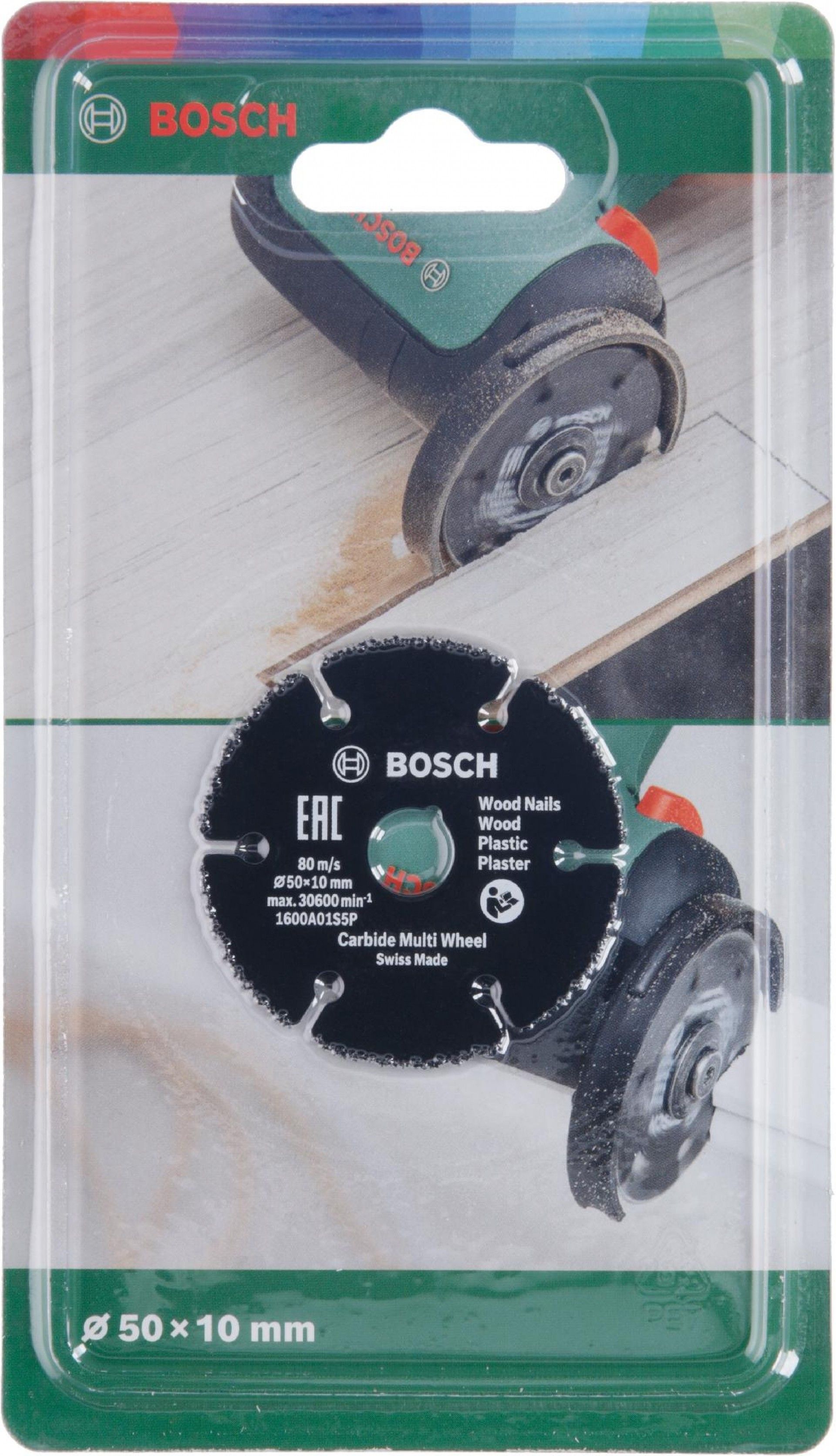 Disco de corte Carbide Multi Wheel 50x10 mm refª 1600A01S5X BOSCH