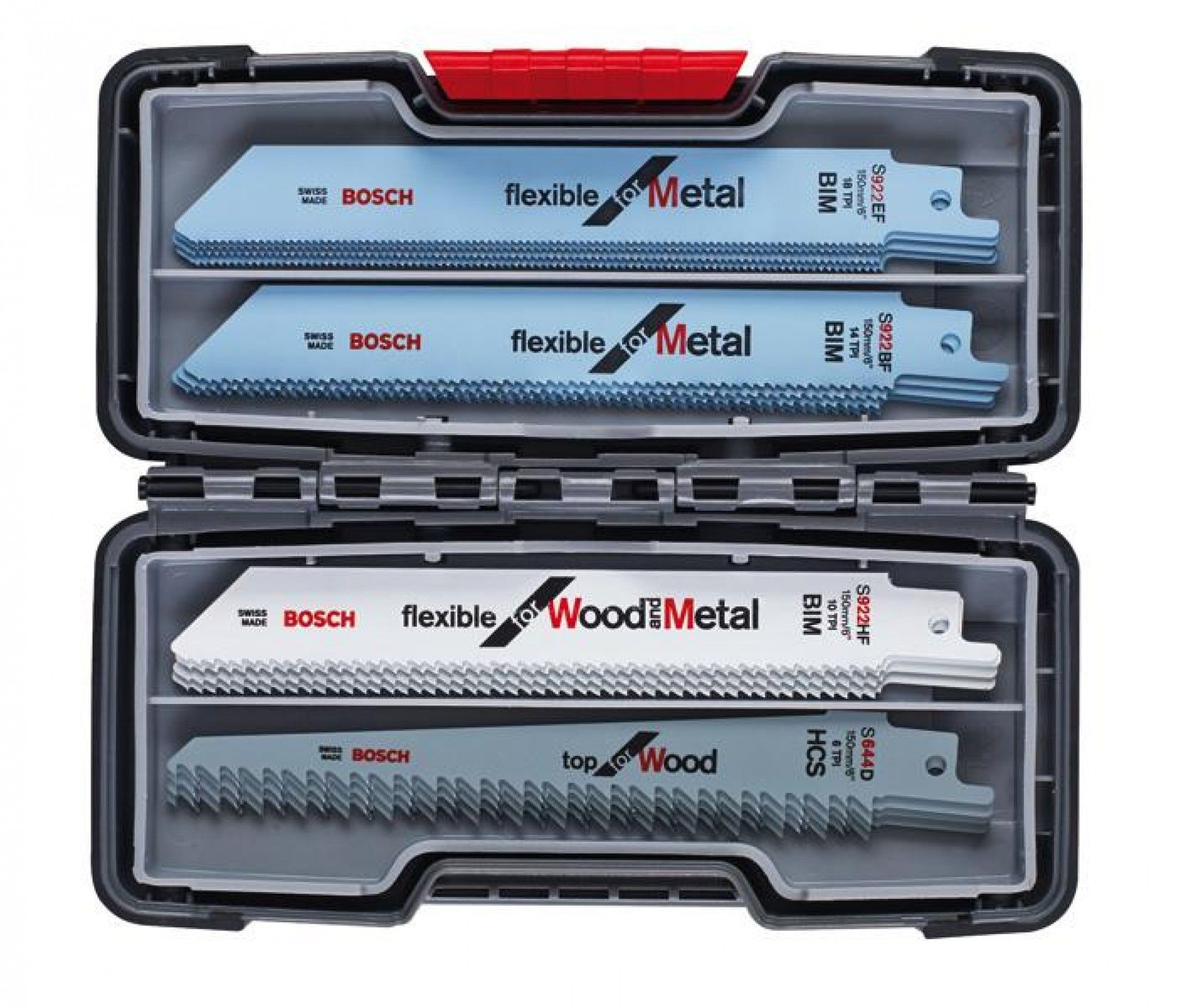 Conjunto de 20 lâminas de serra sabre Wood and Metal refª 2607010902 BOSCH