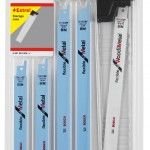 Conjunto de 6 lâminas de serra sabre para madeira e metal refª 2607010906 BOSCH Conjunto de 6 lâminas de serra sabre para madeira e metal refª 2607010906 BOSCH