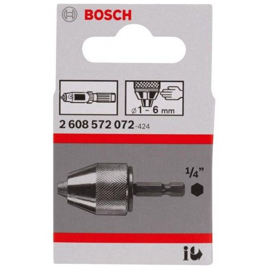 Portabuchas sem chave at� 6mm ref� 2608572072 BOSCH