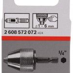 Portabuchas sem chave at� 6mm ref� 2608572072 BOSCH