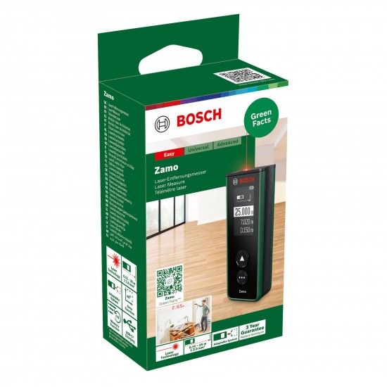 Medidor laser digital Zamo DIY refª 0603672900 BOSCH Medidor laser digital Zamo DIY refª 0603672900 BOSCH