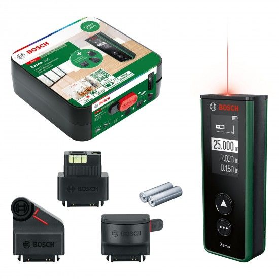 Medidor laser digital Conjunto Zamo DIY refª 0603672901 BOSCH Medidor laser digital Conjunto Zamo DIY refª 0603672901 BOSCH