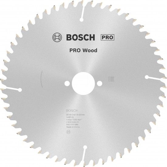 Disco PRO Wood, 216 x 2,6 x 30 mm, T54 refª 2608838411 BOSCH Disco PRO Wood, 216 x 2,6 x 30 mm, T54 refª 2608838411 BOSCH