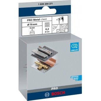Catrabucha em disco PRO Metal clean, encabadouro reto, 70 x 0,2 mm refª 1609200271 BOSCH Catrabucha em disco PRO Metal clean, encabadouro reto, 70 x 0,2 mm refª 1609200271 BOSCH