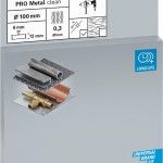 Catrabucha em disco PRO Metal clean, encabadouro reto, 100 x 0,3 mm ref� 1609200273 BOSCH