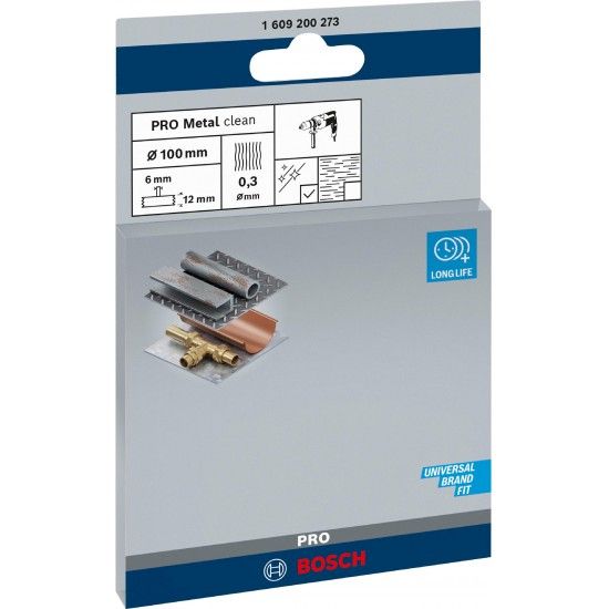 Catrabucha em disco PRO Metal clean, encabadouro reto, 100 x 0,3 mm ref� 1609200273 BOSCH