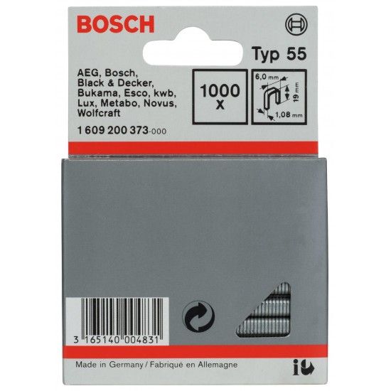 Agrafo estreito, tipo 55 ref 1609200373 BOSCH