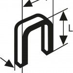 Agrafo estreito, tipo 55 ref 1609200373 BOSCH