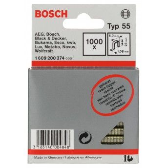 Agrafo estreito tipo 55 resinado ref 1609200374 BOSCH