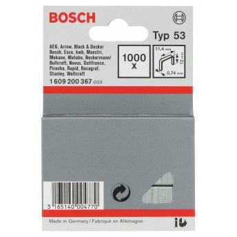 Agrafo de arame fino, tipo 53 ref� 1609200367 BOSCH