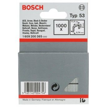 Agrafo de arame fino, tipo 53 ref� 1609200365 BOSCH