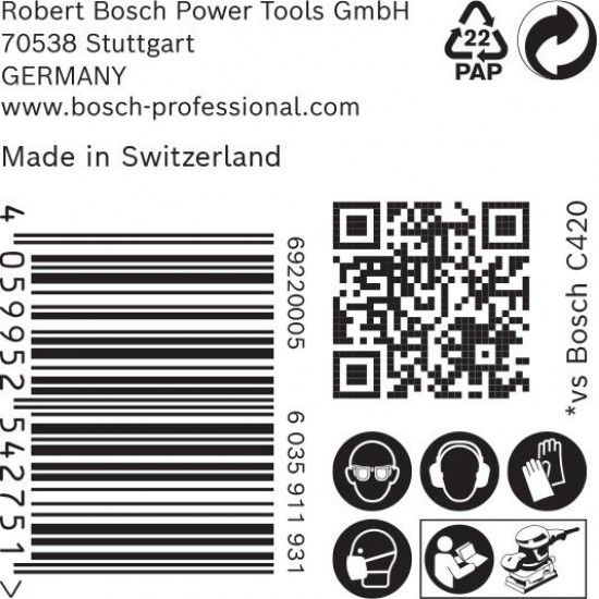Lixa EXPERT C470 com 8 furos para lixadeiras orbitais, 93 x 186 mm, G 80, 50 unidades refª 260890093 Lixa EXPERT C470 com 8 furos para lixadeiras orbitais, 93 x 186 mm, G 80, 50 unidades refª 260890093